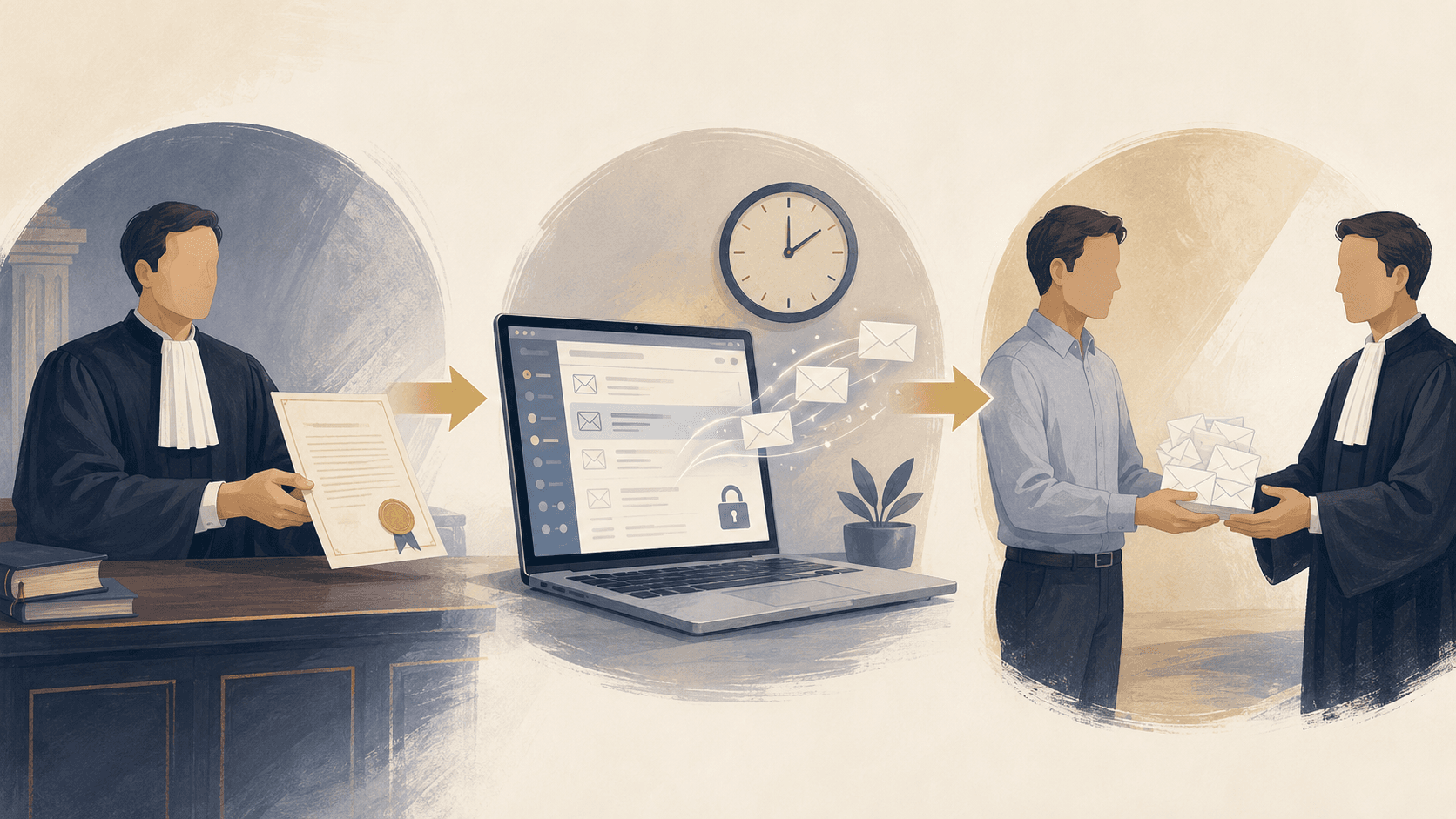 Illustration de l’article sur les emails professionnels et les heures supplémentaires